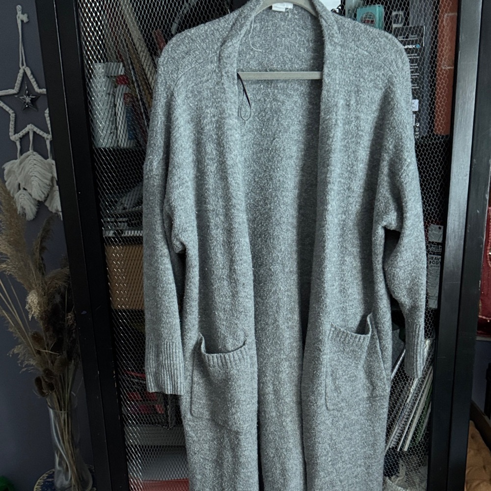 H&M Heather Gray Women's Cardigan
